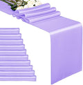 10-Pack Lavender 12 x 108 inches Long Premium Satin Table Runner by REWOMC