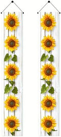BlissYard Sunflower Welcome Hanging Banners Spring Summer Porch Banners Flags Summer Door Banners Party Decorations Hanging Banner12 x 72inches Seasonal Front Door Sign Decoration by BlissYard