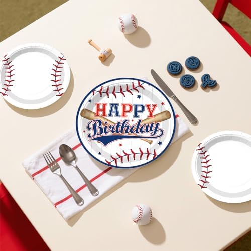 Baseball Birthday Decorations,Serves 20 Guests - Image 5