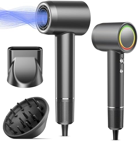 Fast Drying Hair Dryer, No Heat Damage, High Speed Ionic Blow Dryer by OIMYE