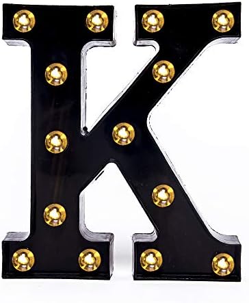 Foaky Black LED Marquee Number Lights Sign Light Up Marquee Number Lights Sign for Night Light Wedding Birthday Party Battery Powered Christmas Lamp Home Bar Decoration by Foaky