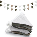 Oudain 2 Pcs Pennant Banner Flags Nursery Garland Triangle, Deep Color by Oudain