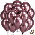 Bezente Copper Latex Round Helium Party Balloons 100 Pack 12 inch by Bezente