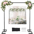 8.2 FT Wedding Arch Square Backdrop Stand Extra Clamps to Table Rod Frame by Nisoger