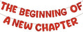 Fulmoon Pre Strung the Beginning of a New Chapter Banner, Red by Fulmoon