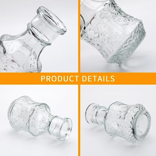 Small Glass Vases for Flowers, 32pcs Clear Mini Bud Vases in Bulk - Image 3