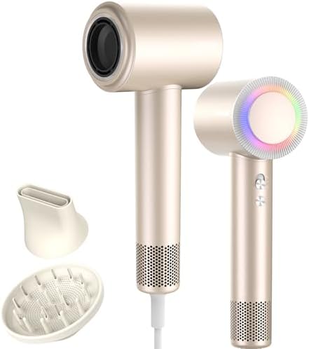Faster Drying All Hair Types Hair Dryer,Ionic Blow Dryer(Iridescent) by FocusingonPersonalCare