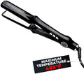 MQ Hair - Professional Titanium Flat Iron 480°F Turbo Bivolt Black by MQPROFESSIONAL