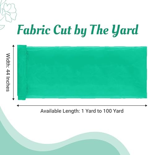 60 Yard Organza Fabric 44" Wide for Wedding Event Décor - Mint - Image 2