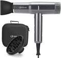 Hair Dryer with Diffuser, IG INGLAM 1875W Professional Ionic Blow Dryer, 110, 000 RPM High-Speed Brushless Motor, Auto-Clean, 3 Heat Settings & 3 Speed & Cool Shot Button Settings for Easy Home/Travel by INGLAM
