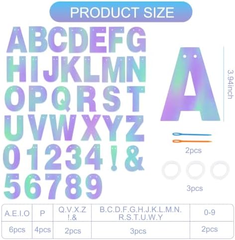 BEISHIDA Double-Sided 116 PCS A-Z DIY Letter Custom Banner Party Decor - Image 3