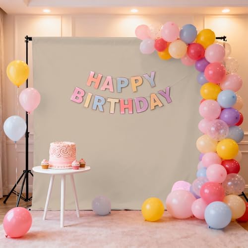 Beige Photography Backdrop for Photoshoot, Fabric 10x10ft - Image 3