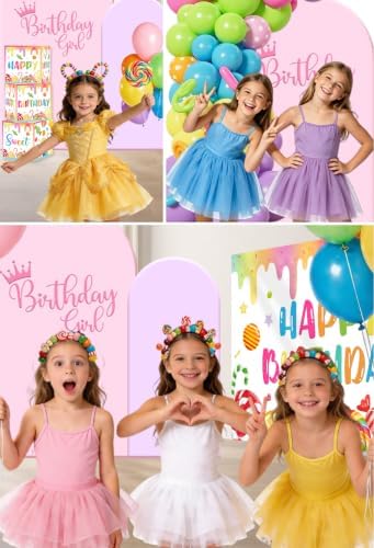Cocomigo 281 Pcs Candyland Party Decorations, All-in-1 Party Set Serves 25 - Image 6