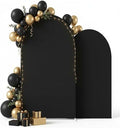 Black Arch Backdrop Cover Set of 2, 7.2FT& 6FT by Unknown