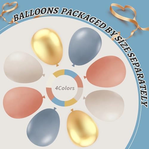 Gender Reveal Balloon Garland Arch Kit,412pcs Pink and Blue balloons 18 12 10 5 Inch for Gender Reveal Decorations Birthday Baby Shower Wedding Bridal - Image 4