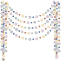 Outus 5 Pieces Dot Garland Banner Hanging, Boho Color by Outus