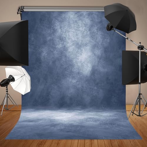 Abstract Photography Backdrop for Photoshoot 8x10ft,Blue,No Stand - Image 5