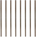 Myard 32'' Hollow Round Iron Heavy-Duty Deck Balusters, Hammered Bronze by Myard