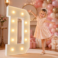 imprsv 4FT Marquee Letters Large Light Up Letters D for Party Decor by Letsmakeitimpressive