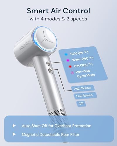 High-Speed Hair Dryer Blow Dryer with Diffuser and Concentrator - Image 7