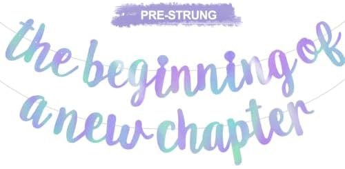 BEISHIDA Rainbow Purple Pre-Strung The Beginning of A New Chapter Banner by Beishida