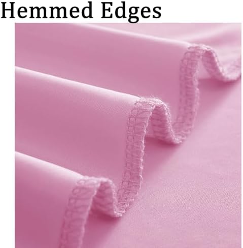 20ft x 10ft Wrinkle Free Pink Backdrop Curtains for Parties, Polyester Backdrop Drapes for Girls Birthday Wedding Photography Background Baby Shower - Image 4