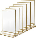 NIUBEE 8.5x11 Acrylic Sign Holder,Picture Frame,Wedding Table Numbers,6pack by NIUBEE