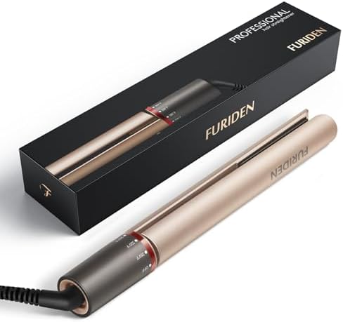 FURIDEN Professional Salon Quality Hair Straightener, Hair Straightener and Curler 2 in 1, Flat Iron Curling Iron in One, Fast Results | Long Lasting by FURIDEN