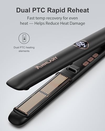 ANNLARY 1 Inch Hair Straightener Flat Iron - Image 2