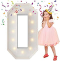 4FT Marquee Letters, Large Light Up Letters O for Prom Party Decor by MerryMosaics