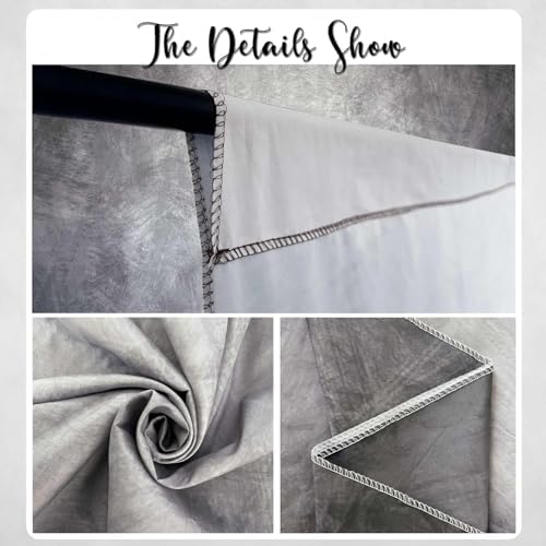 Abstract Photography Backdrop for Photoshoot 8x14ft,Grey,No Stand - Image 6