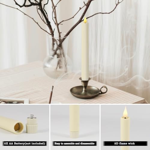 fclayvts 24 Pack Flameless Taper Candles with Remote Control - Image 3