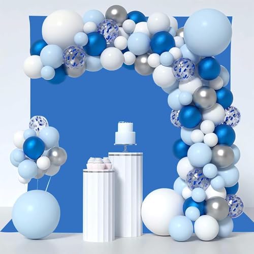 Royal Blue Photography Backdrop for Photoshoot, Fabric 8x10ft - Image 4