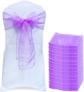 Pack of 75 Organza Chair Sashes for Wedding & Event Décor – Light Purple by MDS
