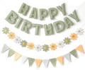 YEOCU Happy Birthday Decorations, No DIY, Pre-Strung 3D Banner by YEOCU