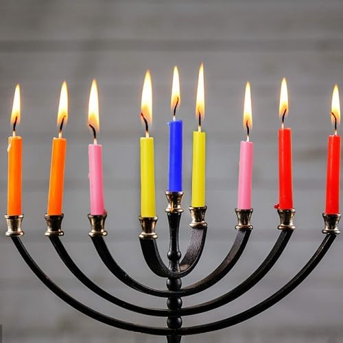 100 Pack 4 Inch Multicolor Taper Chime Candles - Image 6