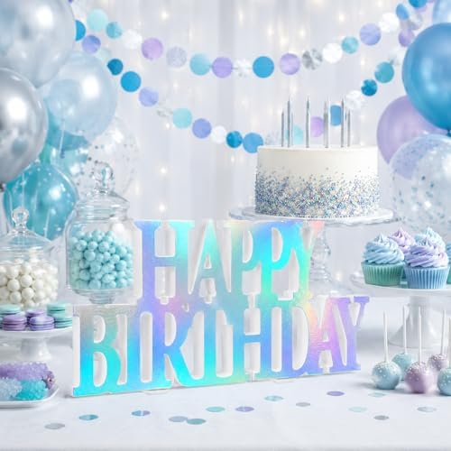 Novabright Happy Birthday Sign, Laser, No Glitter - Image 3