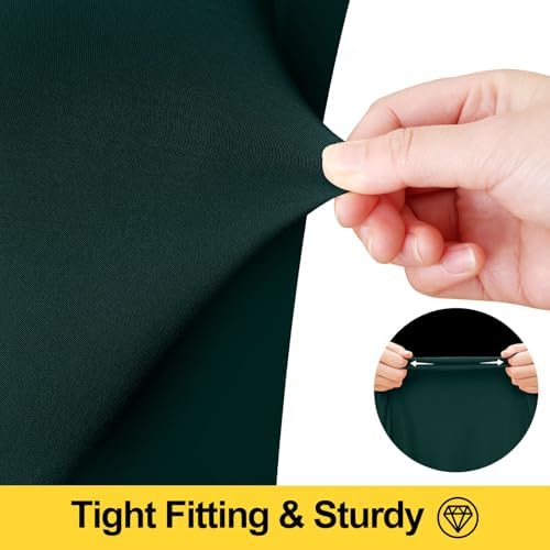 Smiry 2 Pack Spandex Elastic Fitted Table Cloth Skirt for 6FT Table - Image 3