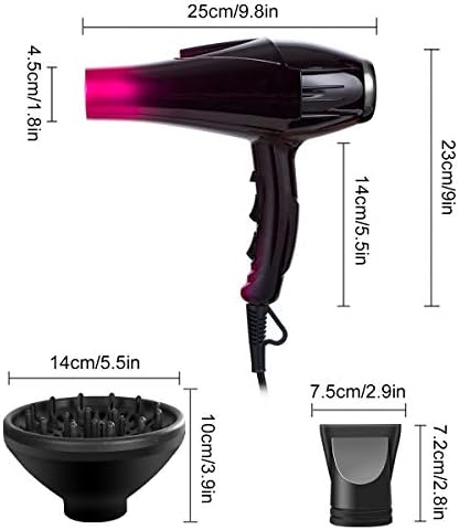 Professional Hair Dryers for Women-Ionic Blow Dryer Fast Drying - Image 3
