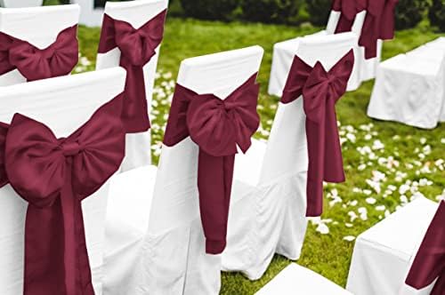 12 Pack Burgundy Satin Table Runner 12 x 108 Inch Long Premium Table Runners for Wedding Party Events Decoration, Birthday Parties, Banquets Decorations, Graduations, Engagements - Image 5