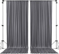 AK TRADING CO. 10 feet x 10 feet Charcoal IFR Polyester Backdrop Drapes Curtains Panels with Rod Pockets - Wedding Ceremony Party Home Window Decorations by Fabrics%7CEventDecor%7CCrafts%7CUpholsteryFoam