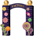 Candy Themed Party Decorations, Purple Candy Arch Backdrop Set by READIGO