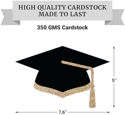 Pre-Strung Graduation Banner - Grad Caps Party Banner Decoration - Image 5