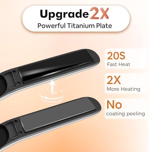 SUNMAY Cordless Hair Straightener & Curler 2-in-1 with Ionic Care - Image 4