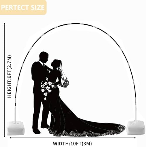 Balloon Arch Kit, 10Ft Width & 9Ft Height Adjustable - Image 2