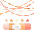 AOBKIAT Streamers Party Decorations,5 Rolls Pastel Pink Gold Orange Color by aobkiat