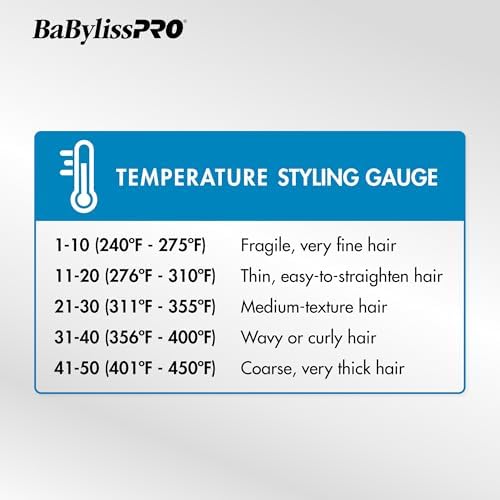 BabylissPRO Nano Titanium Ultra-Thin Hair Straightener, Professional Flat Iron, 5-Inch Extended Plates for Faster Straightening, for All Hair Types - Image 4