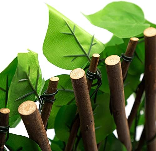 DOEWORKS Expandable Faux Ivy Trellis Fence, Patio Privacy Screen, 2 Pack - Image 6
