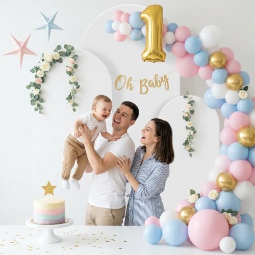 Set of 3 Wedding Arch Backdrop Stand,4+5+6 FT，Small Metal Arch Frame with 3 White Backdrop Covers,Easy Setup for Birthday Baby Shower Anniversary Dessert Table Decoration - Image 5