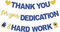 We Appreciate You Thank You for All You Do Banner, Thank You for You Dedication Hard Work Banner for Teacher Employee Staff Doctors Nurse Volunteer Soldier, Appreciation Week Office Party Decorations by Unknown